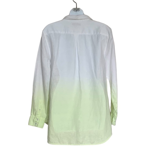 Tommy Bahama Womens Two Palms Dip-Dye Linen Shirt Size Medium - Picture 3 of 9